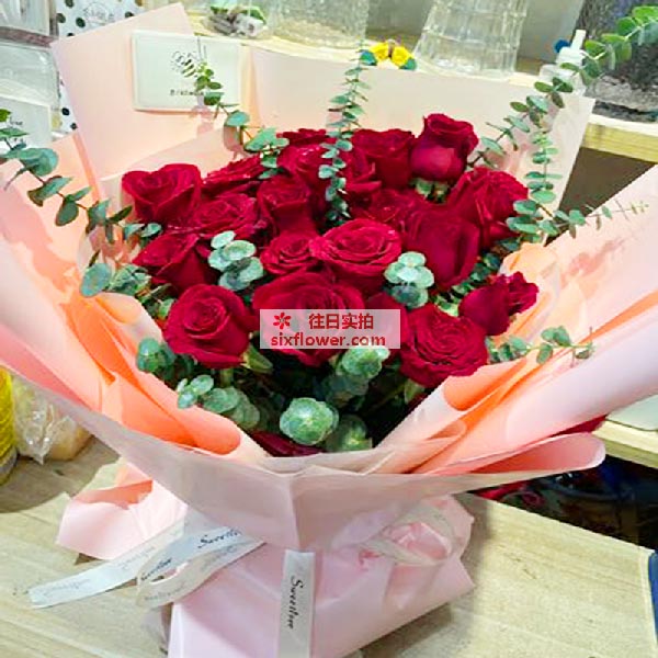 送台州市三门县海游镇光明路的鲜花实拍图