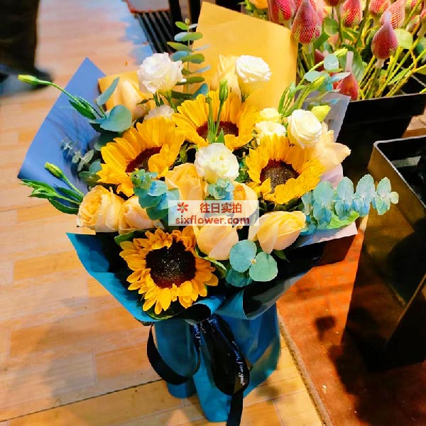 送廊坊市广阳区新开路街道管道局九区11栋的鲜花实拍图