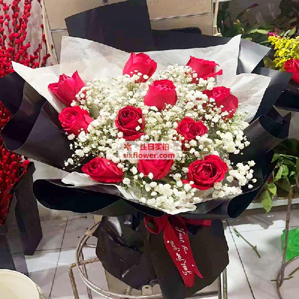 送 广安市武胜县白鹤山村四川省烈面中学的鲜花实拍图