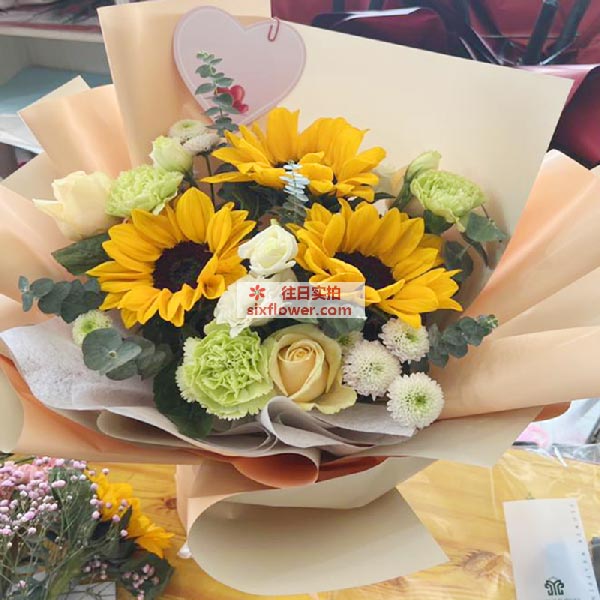 送安阳市北关区第七中学的鲜花实拍图