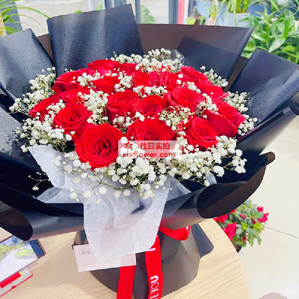 送荆门市掇刀区地税路的鲜花实拍图