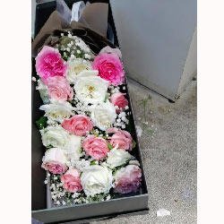 19朵玫瑰礼盒，爱情一路无阻