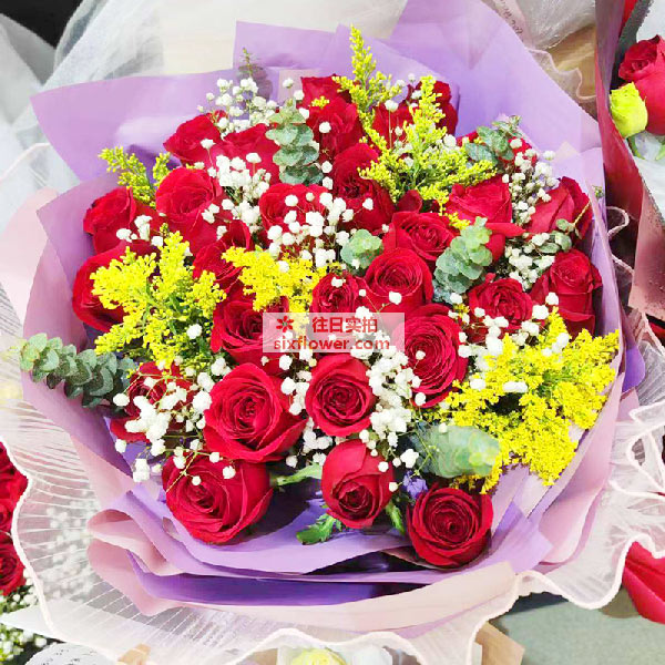 送赣州市章贡区西津路16号赣州市中医院的鲜花实拍图