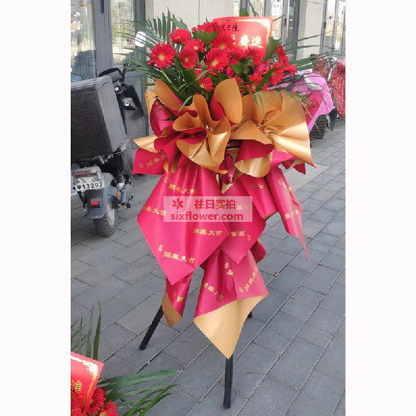 送北京市房山区葫芦垡东广阳派出所红绿灯南侧的鲜花实拍图