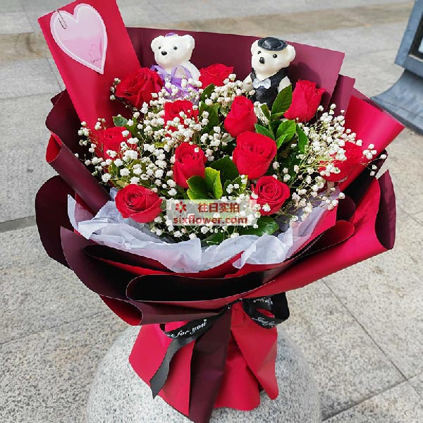 送广元凤凰世纪御嘟的鲜花实拍图