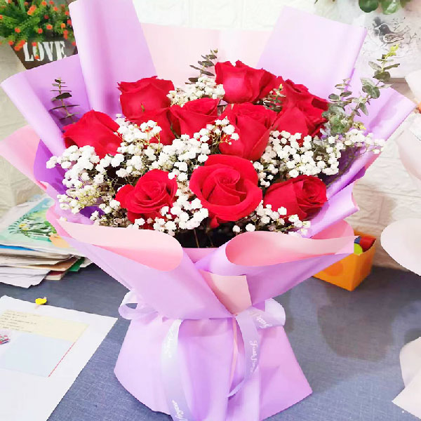 送澳門关闸马路海南花园第二座的鲜花实拍图