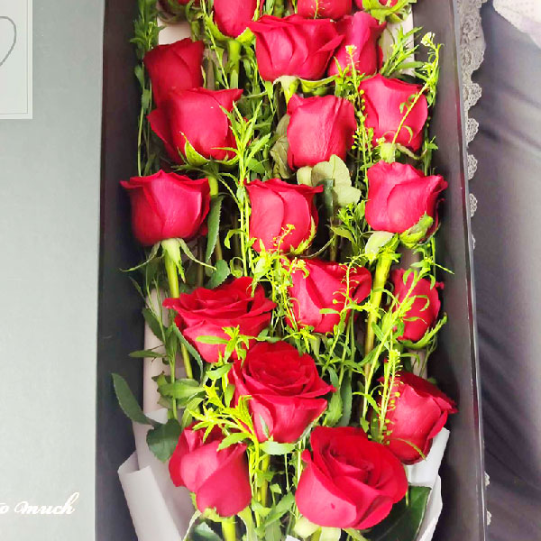 送昌吉市高新技术产业开发区如意路的鲜花实拍图