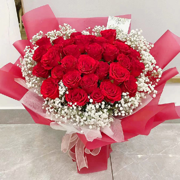 送上饶市德兴市银山一小的鲜花实拍图