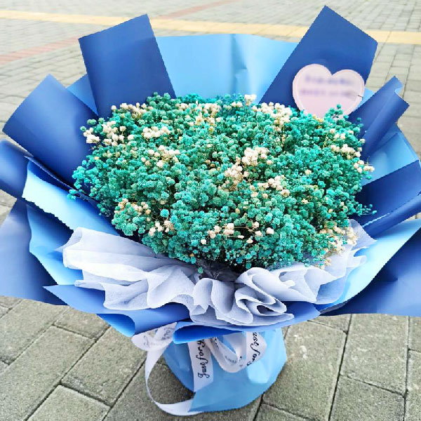 送京山市绿林路仁和医院旁城市嘉园售楼部的鲜花实拍图