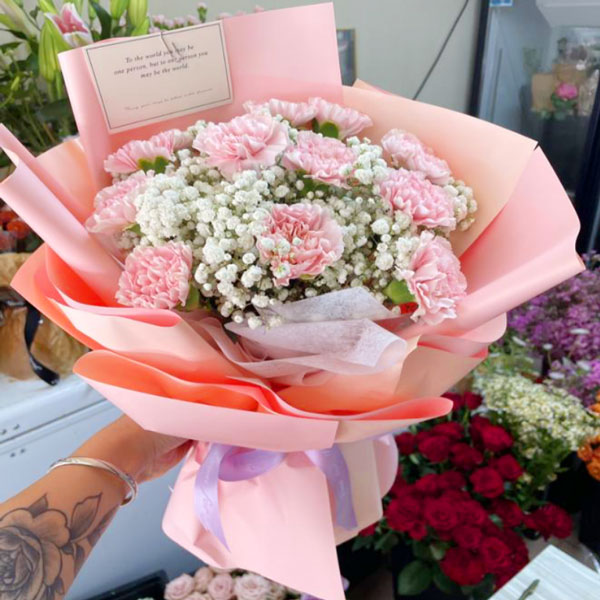 送广州市天河区林和街道林和西横路209号的鲜花实拍图