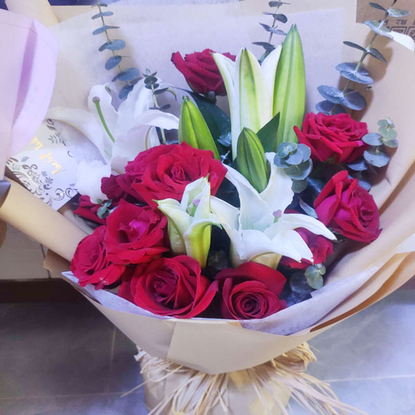 送厦门思明区吕岭路20号安宝大厦的鲜花实拍图