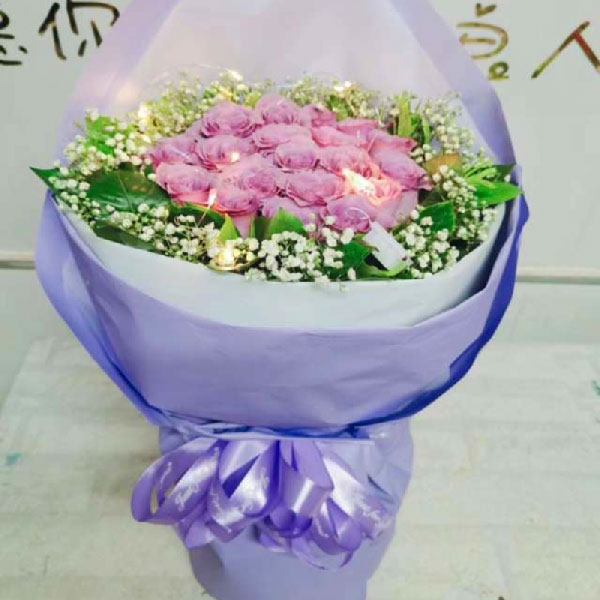 送哈尔滨呼兰区革志小区的鲜花实拍图