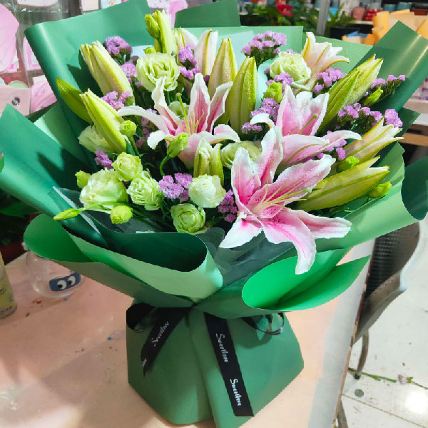 送运城市平陆县太阳路与向阳街交叉路口虞国壹号的鲜花实拍图