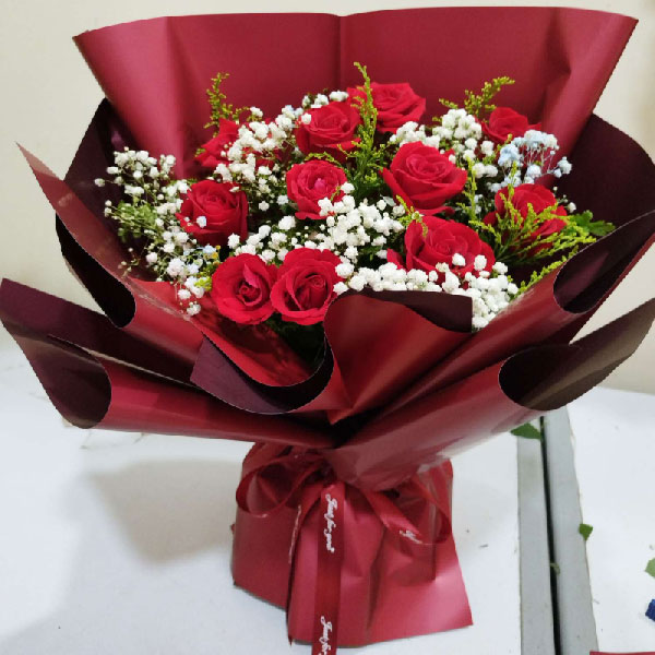 送沧州新华区金域瑞景7号楼底商建新街社区居委会的鲜花实拍图