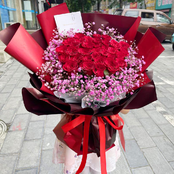 送湖北省荆门市东宝区果园二路云中仙居的鲜花实拍图