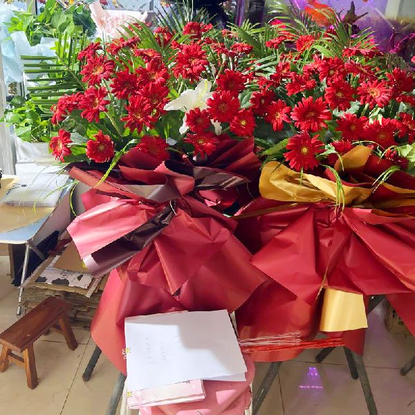 送桐乡市羔羊工业园区秀园路299号的鲜花实拍图