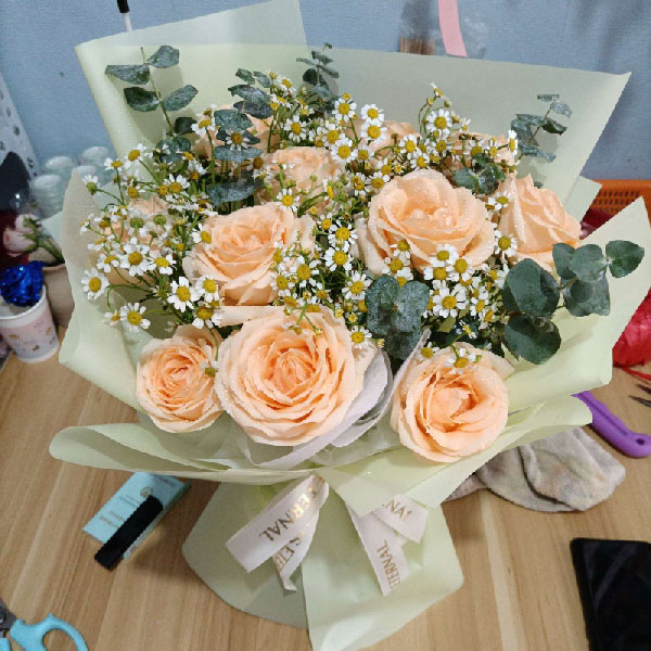 送珠海香洲区湾仔街道南湾南路5002号的鲜花实拍图