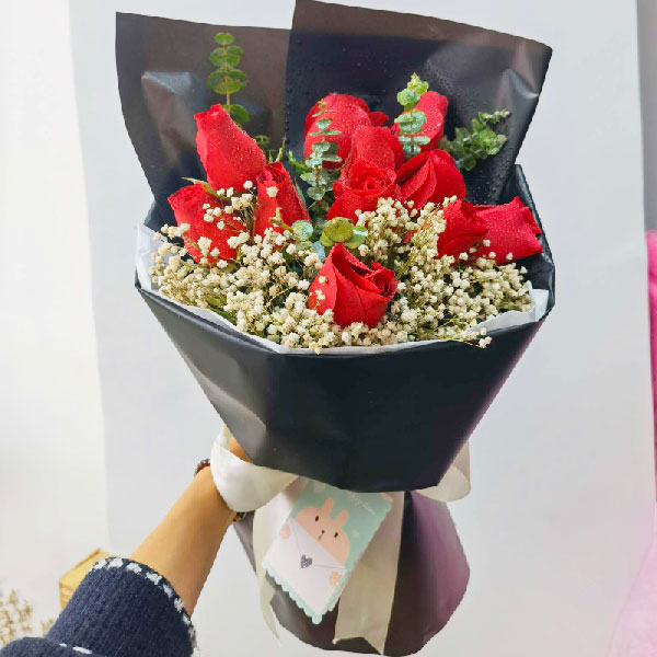 送佛山市顺德区龙江镇驰度家具厂的鲜花实拍图