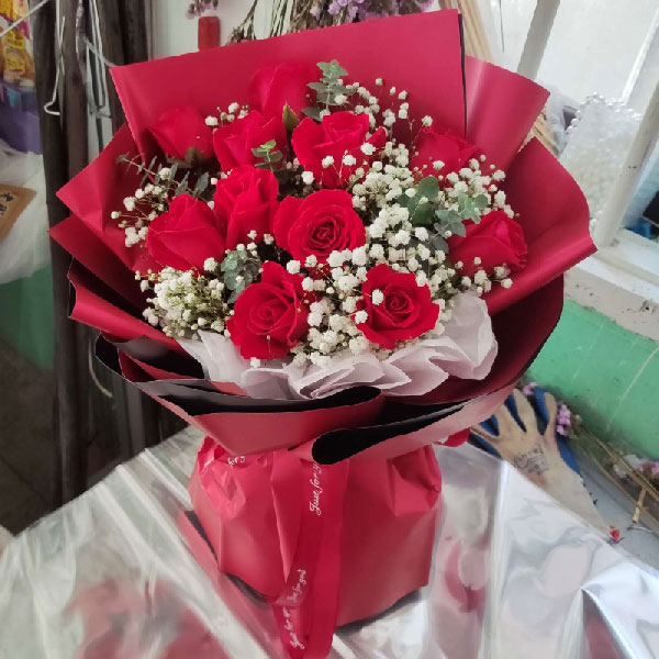 送莆田荔丰公司对面沁垢村菜鸟驿站的鲜花实拍图