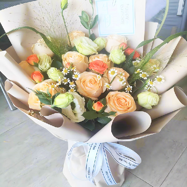 送呼伦贝尔市海拉尔区夹信子头道街天源商务宾馆的鲜花实拍图