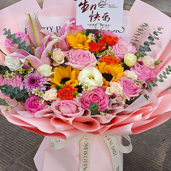 送公安县荆江大道129号的鲜花实拍图