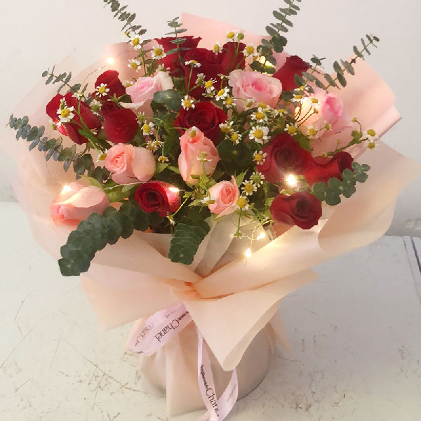 送清流县龙津镇北山天城11栋的鲜花实拍图