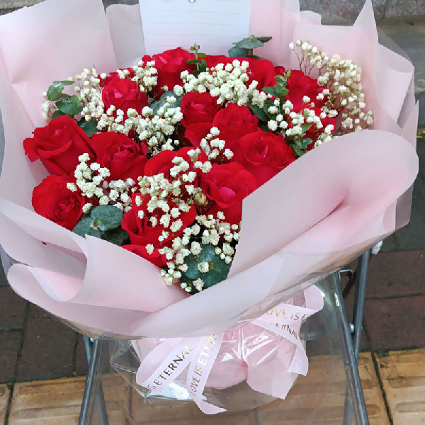 送商丘市民权县工农路东段12号的鲜花实拍图