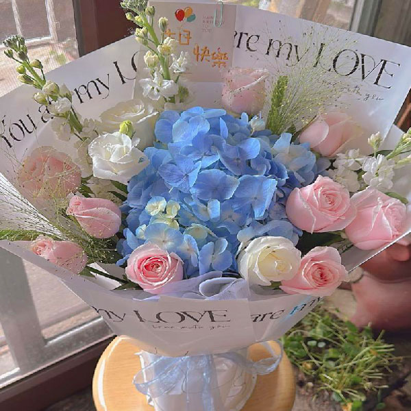 送龙口市芦头镇芦头村的鲜花实拍图