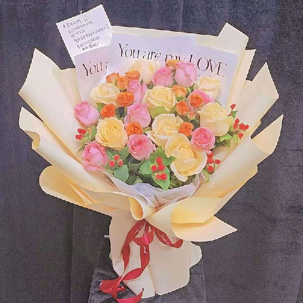 送正阳县陡沟镇金色童年幼儿园的鲜花实拍图