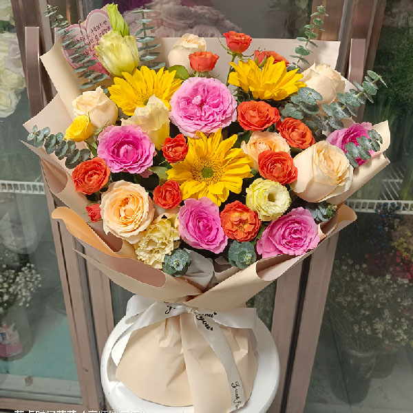 送安徽省阜阳市颍州区马寨乡马寨中心学校的鲜花实拍图