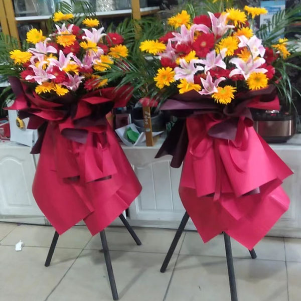 送泰州市海陵区迎春东路海曙颐园东北侧的鲜花实拍图