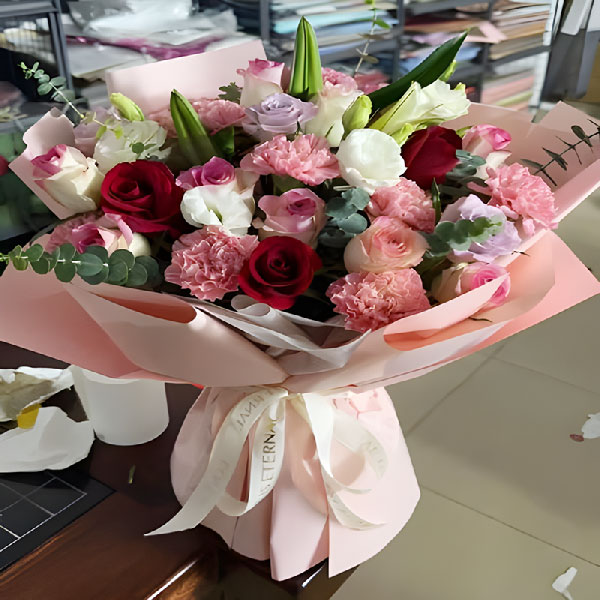 送琼海博鳌碧桂园东海岸天澜海的鲜花实拍图