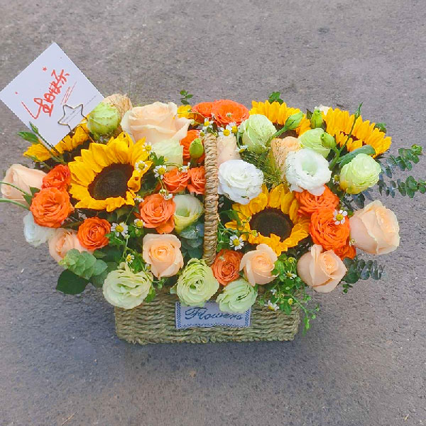 送安阳文峰区文明大道安惠苑B区的鲜花实拍图