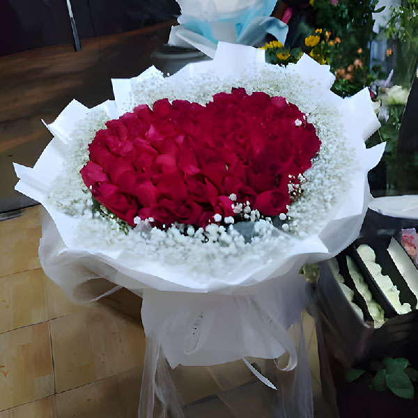 送威宁县五里冈阳光新城的鲜花实拍图