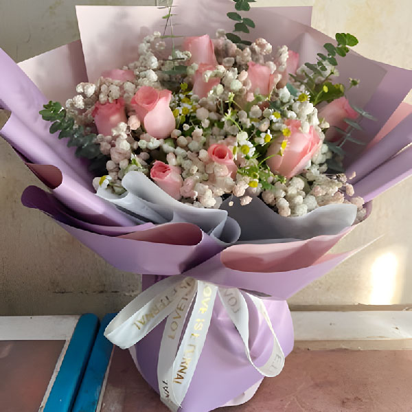 送河北省保定市蠡县长瑞四期的鲜花实拍图