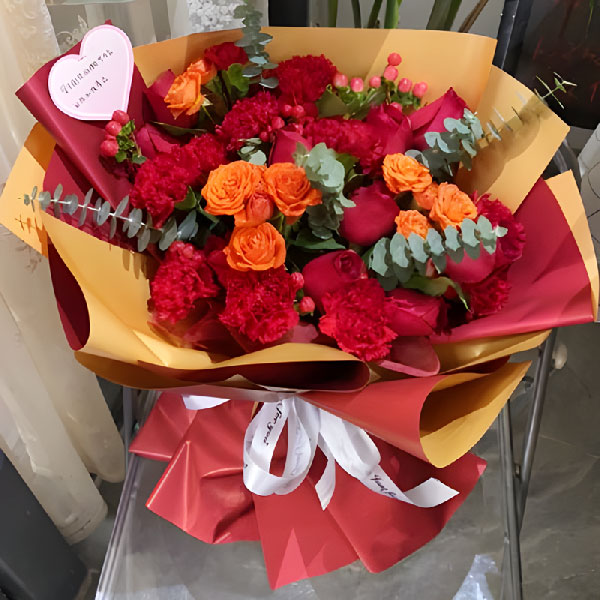 送江苏省南京市栖霞区南京师范大学仙林校区的鲜花实拍图