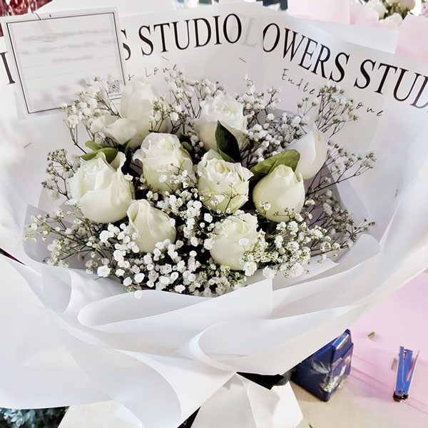 送平南县丹竹镇华兴陶瓷的鲜花实拍图