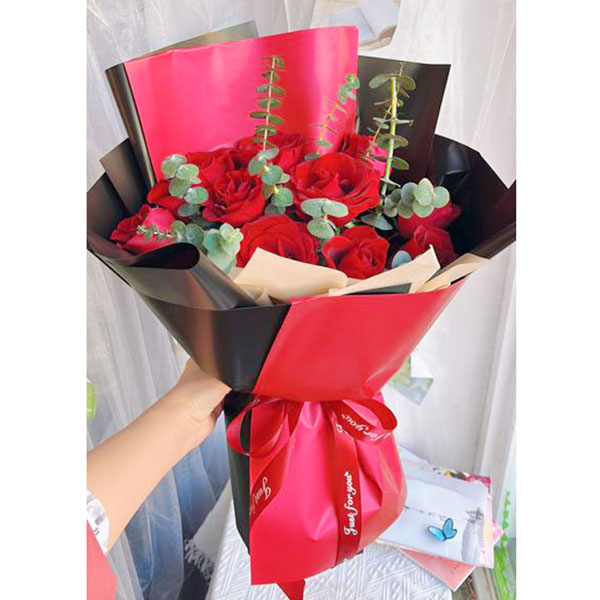 送通辽丰田镇民主村的鲜花实拍图