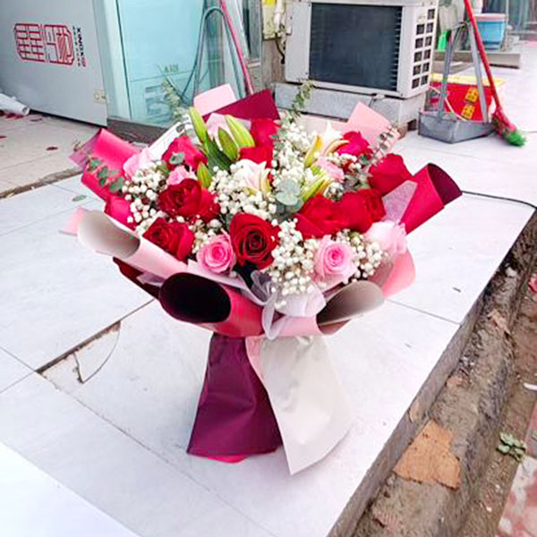 送蒙城县城关镇二里杨2号的鲜花实拍图