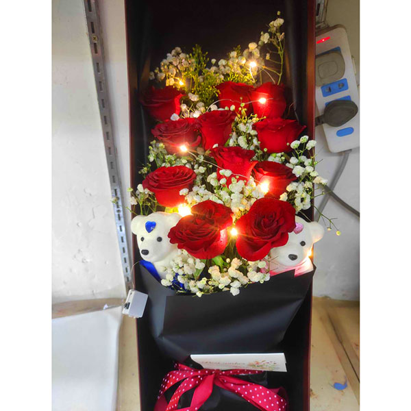 送九江市濂溪区七里湖天翼景城的鲜花实拍图