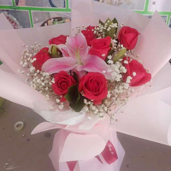 送长春市宽城区台北大街长铁台北花园4栋3单元的鲜花实拍图