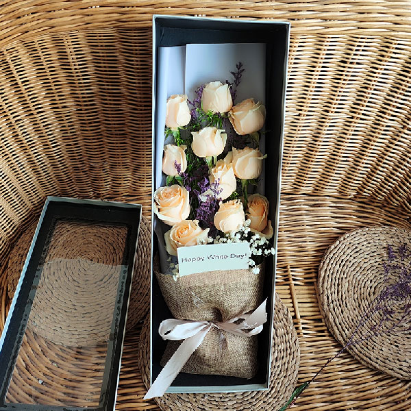 送威海市文登经济开发区惠州路8号的鲜花实拍图