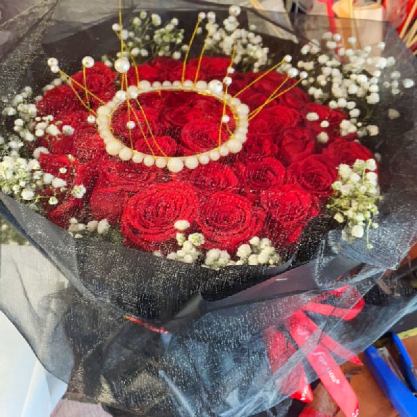 送本溪市明山区新明街道明山区大峪加油站南宫小区的鲜花实拍图