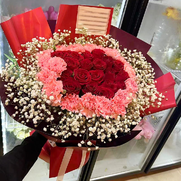 送防城港市防城区第一人民医院第二住院大楼的鲜花实拍图