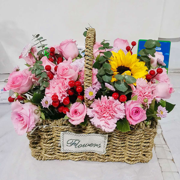 送和田地区人民医院眼科-西院区的鲜花实拍图