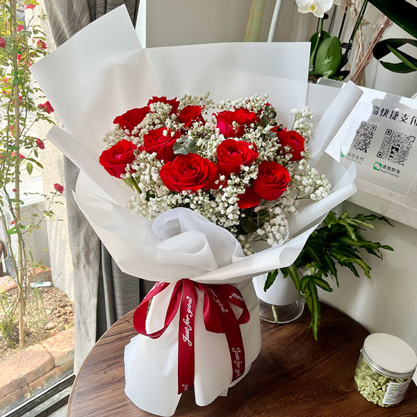 送安徽省蚌埠市蚌山区胜利东路龙湖雅苑的鲜花实拍图