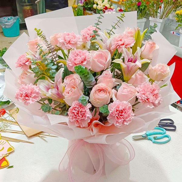 送和田市和田川亿·凯旋国际公馆的鲜花实拍图