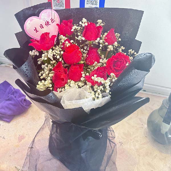 送信阳市东方今典的鲜花实拍图