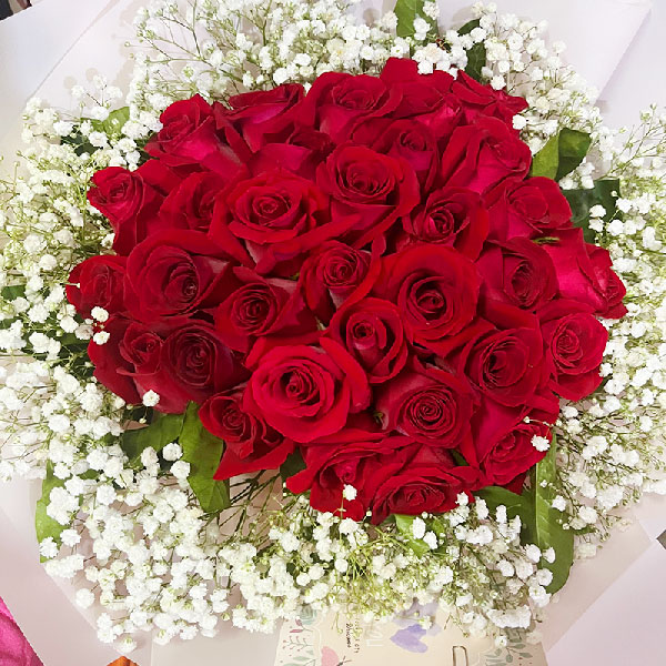 送广州市荔湾区南源街道南岸路西关海10栋的鲜花实拍图