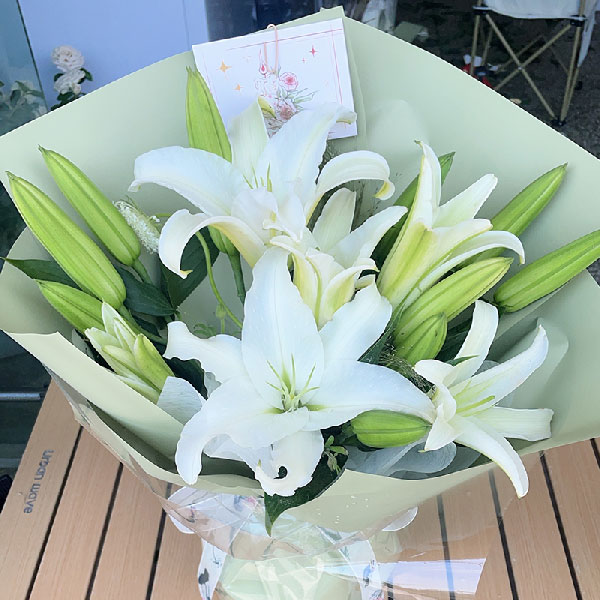 送淮南市田家庵区广场北路9号信谊颐园豪景的鲜花实拍图